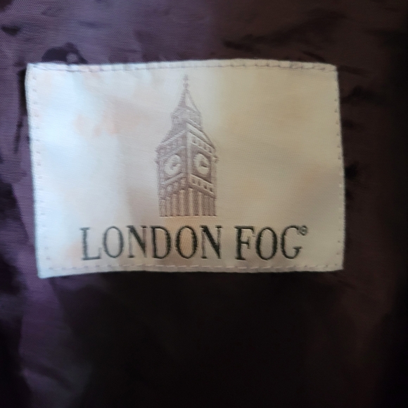 Vintage London Fog‎ Women's Maroon Trench Coat - Size 6 - Picture 3 of 14